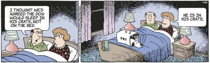 He is in His Crate :)